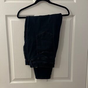 Good American Charcoal Denim Cropped Skinny Jeans